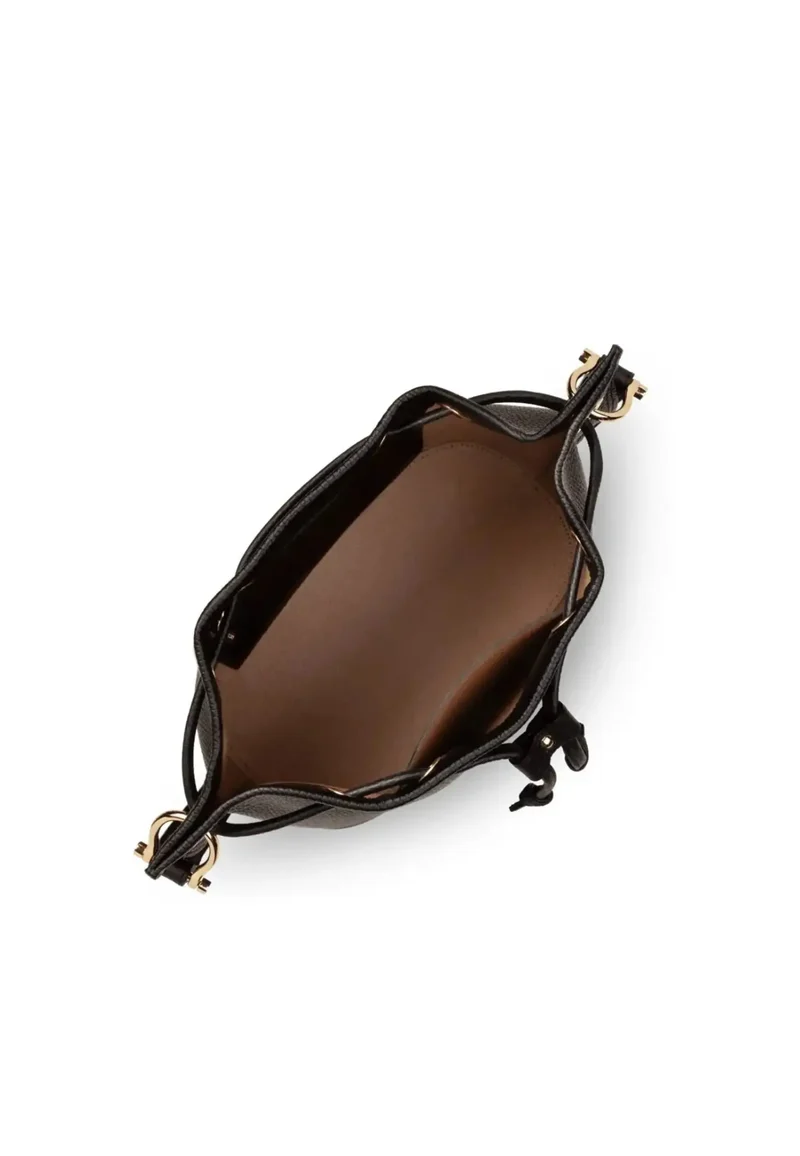 Lancaster Bourse Alba Double M Noir/Nude
