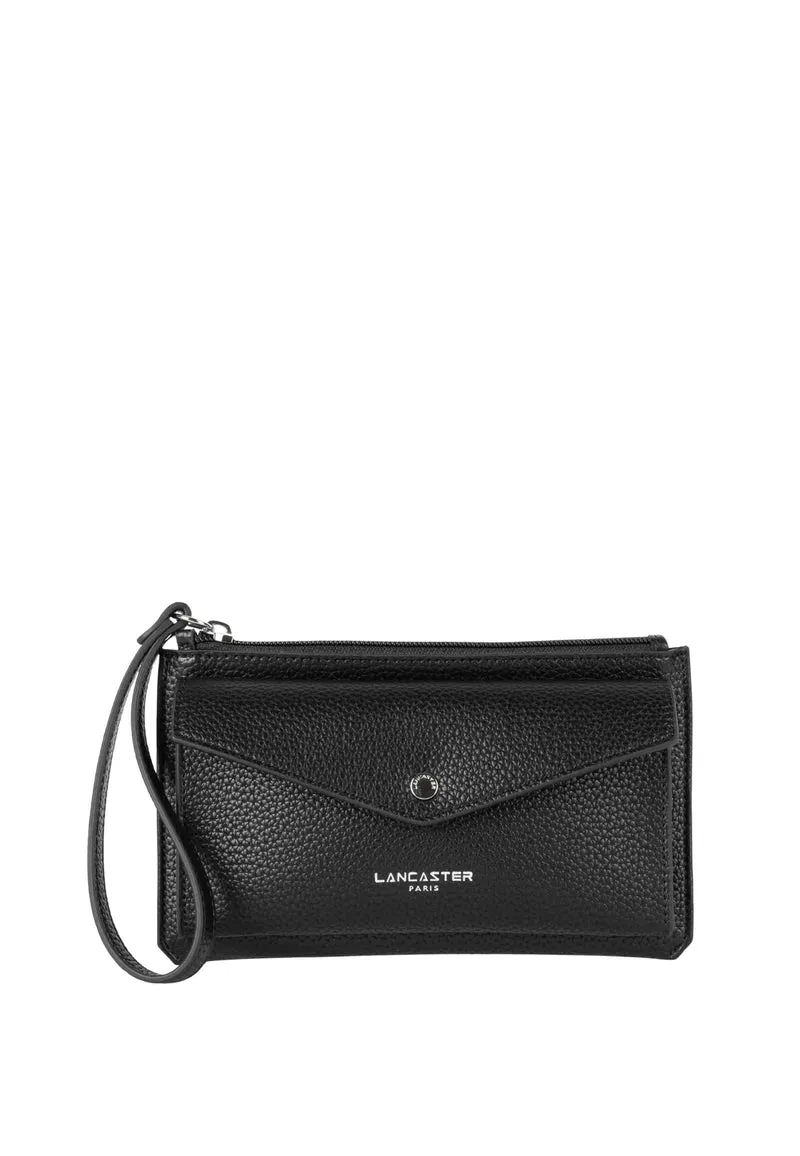 Lancaster Pochette Zippé Maya Double KBA Noir
