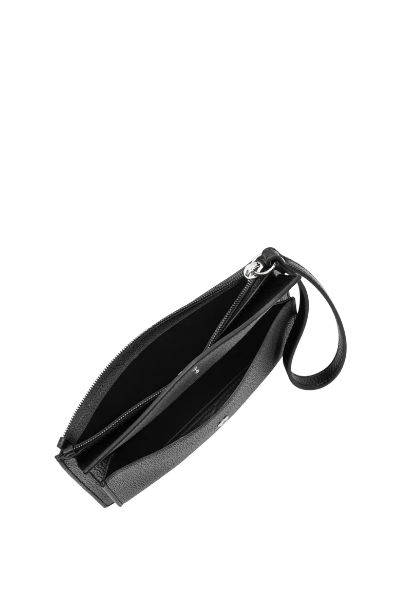 Lancaster Pochette Zippé Maya Double KBA Noir