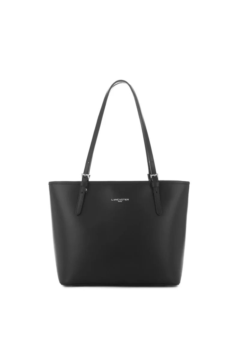 Lancaster Sac cabas épaule Zippée M Smooth Noir