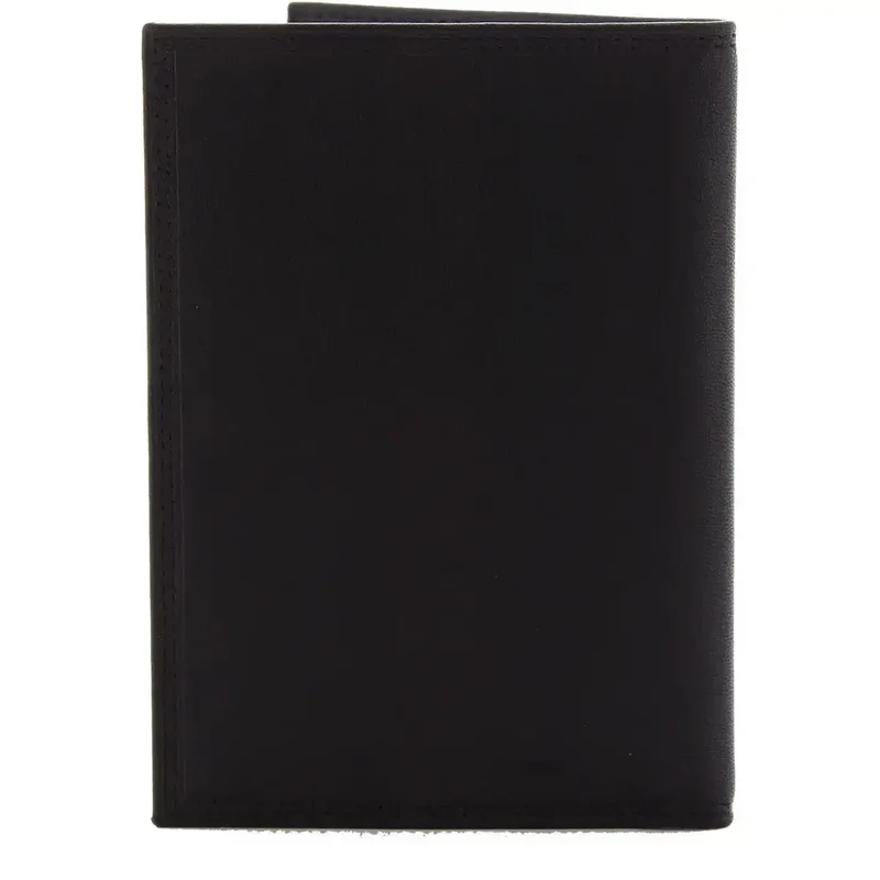 Francinel Porte passeport/Papier cuir Noir