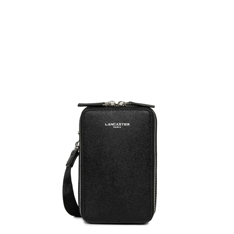 Lancaster Sacoche Homme Cuir pour portable Delphino Lucas Noir