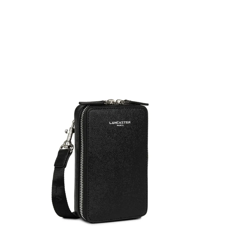 Lancaster Sacoche Homme Cuir pour portable Delphino Lucas Noir