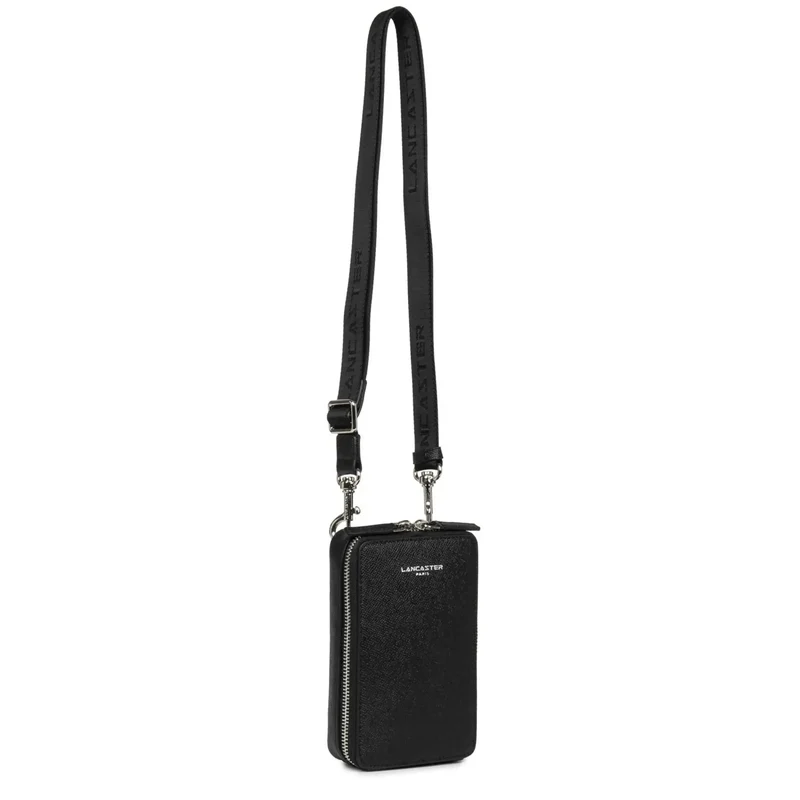Lancaster Sacoche Homme Cuir pour portable Delphino Lucas Noir