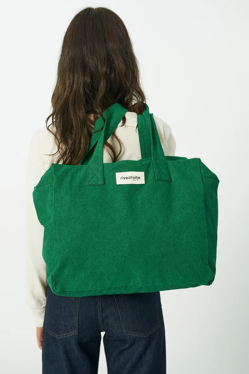 Célestins le sac 24 heures - Polycoton Recyclé Vert Impérial