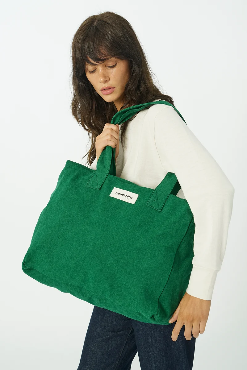 Célestins le sac 24 heures - Polycoton Recyclé Vert Impérial
