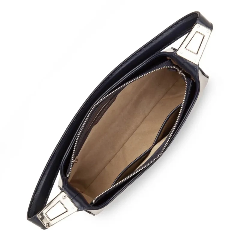 Lancaster Sac baguette Zippé M Suave Ace Bleu Foncé