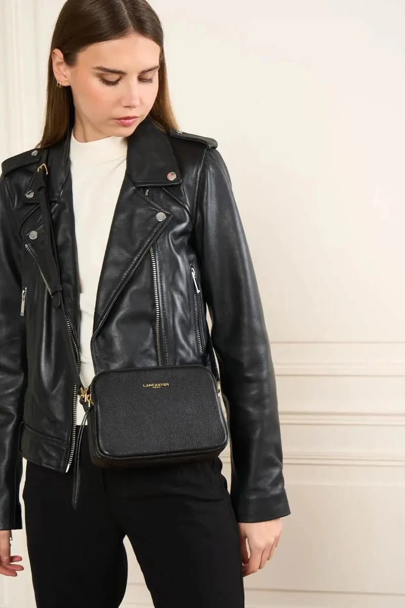 Lancaster Sac trotteur Dune Noir