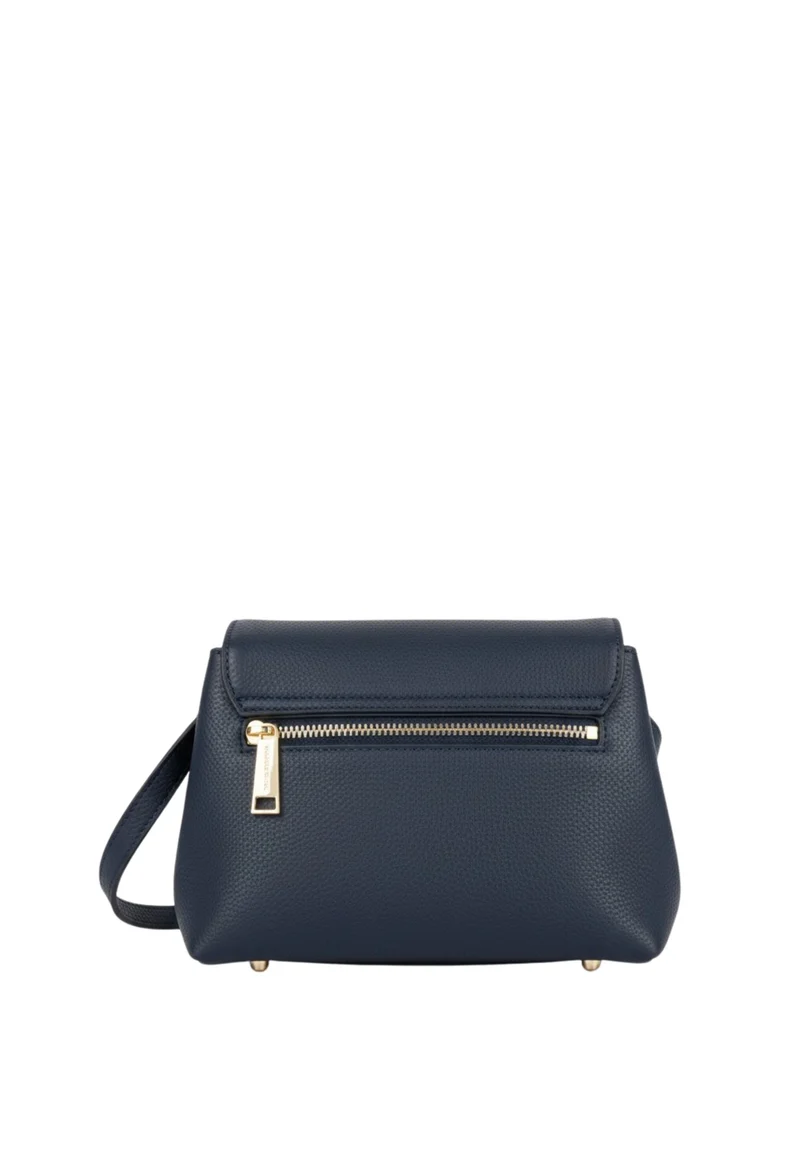 Lancaster Sac trotteur A rabat avec fermoir S Milano Pia Bleu Foncé