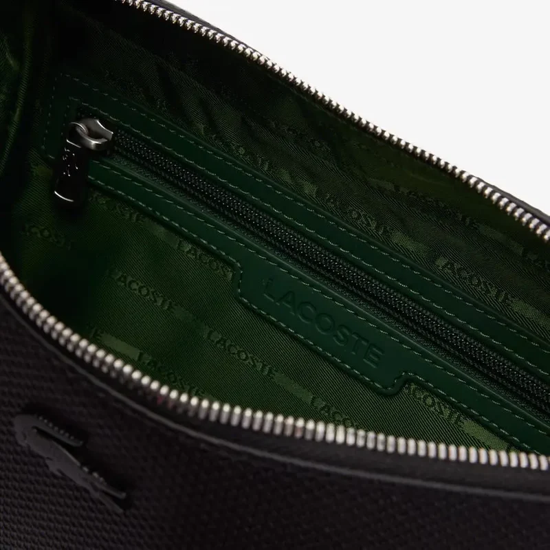 Lacoste Sacoche cuir homme Chantaco Noir