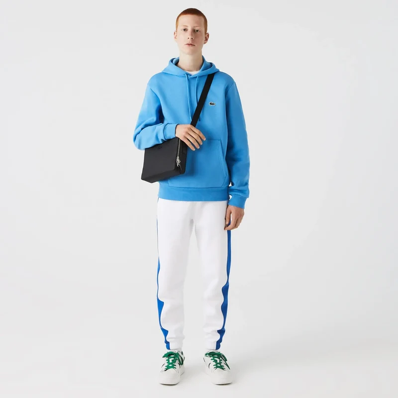 Lacoste Sacoche cuir homme Chantaco Noir
