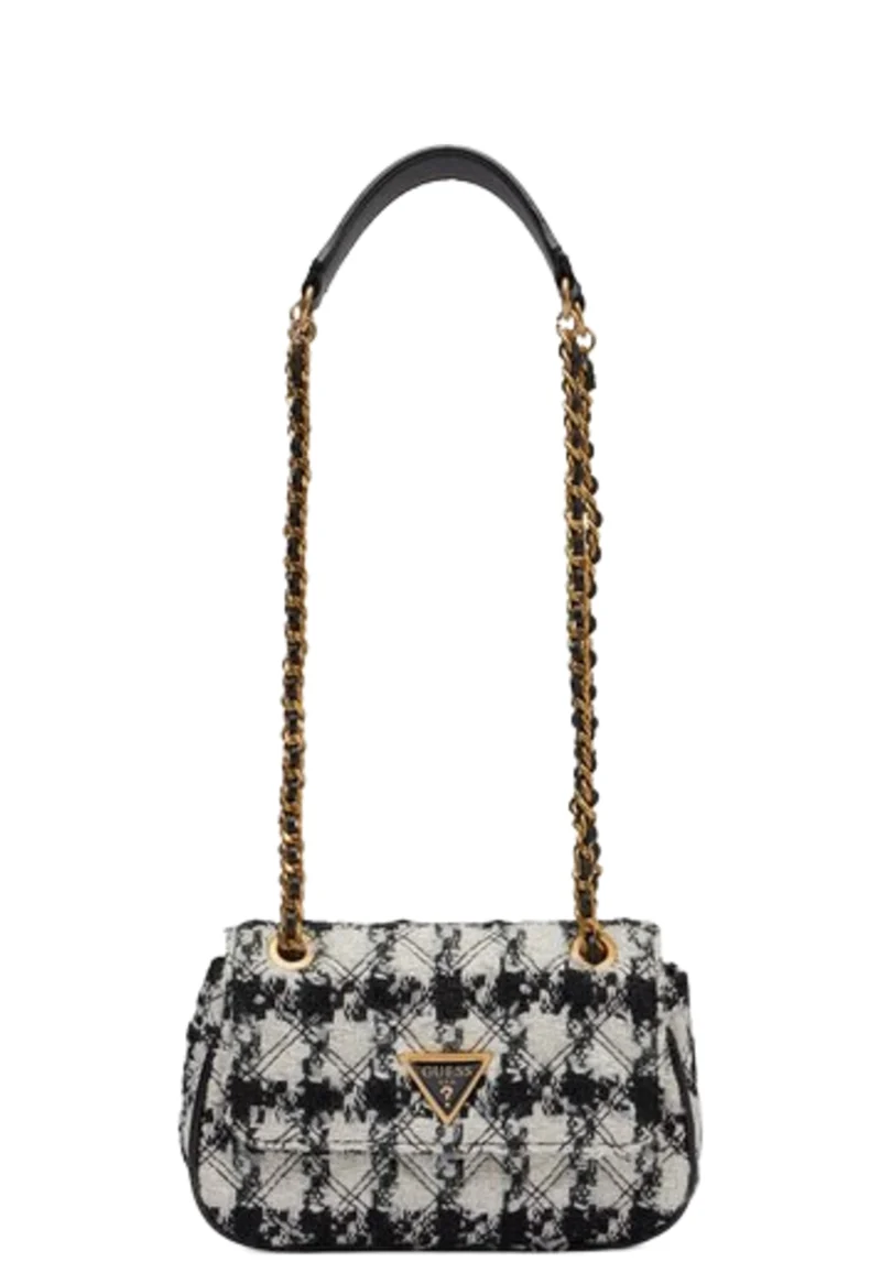 Guess Sac Bandoulière Spark Micro Mini Black Multi