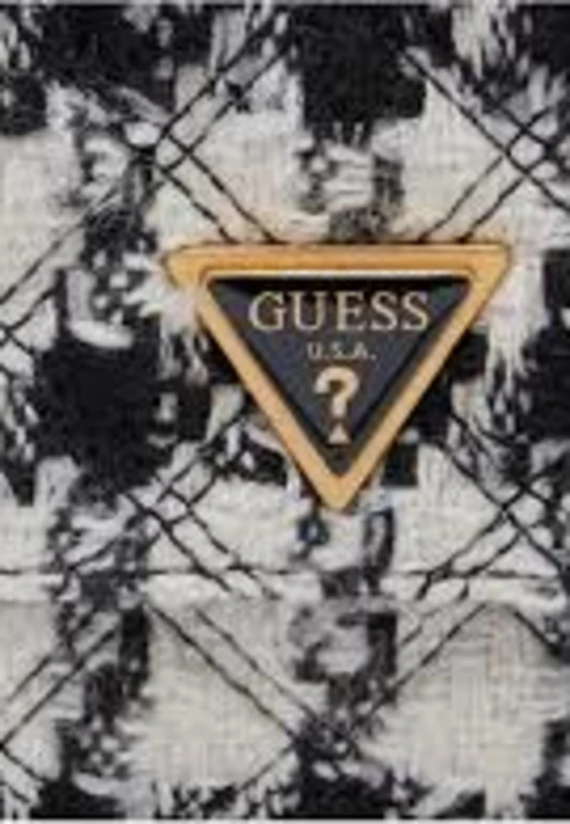 Guess Sac Bandoulière Spark Micro Mini Black Multi