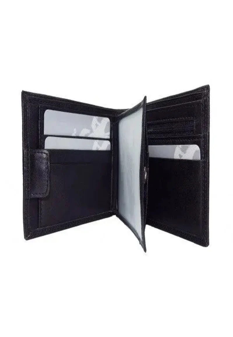 Francinel Portefeuille italien cuir de vachette Noir