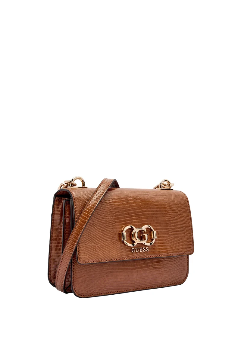 Guess Sac Bandoulière Anadela 3 Comp Satch Cognac