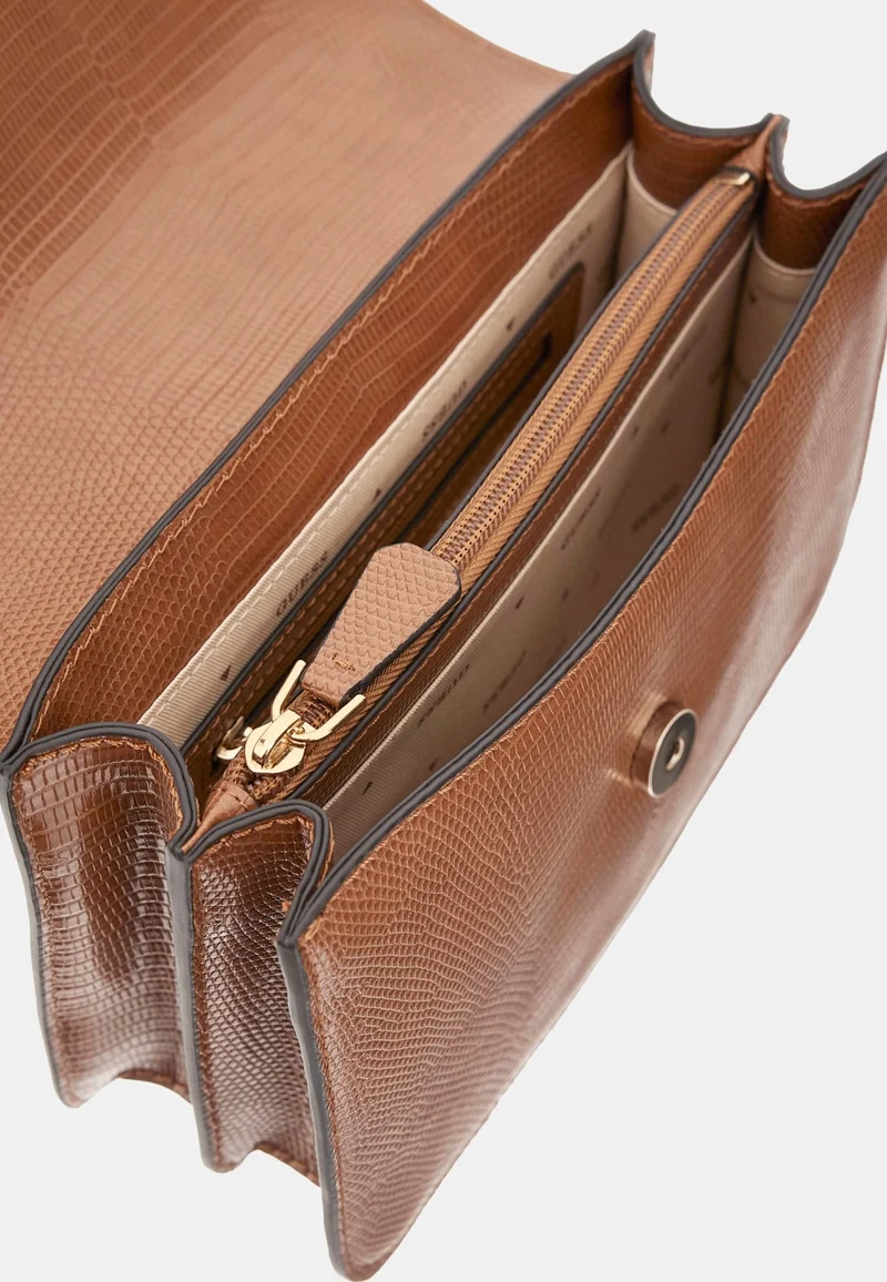 Guess Sac Bandoulière Anadela 3 Comp Satch Cognac