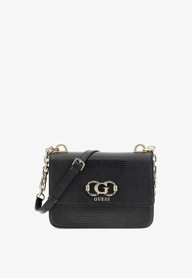 Guess Sac Bandoulière Anadela 3 Comp Satch Black