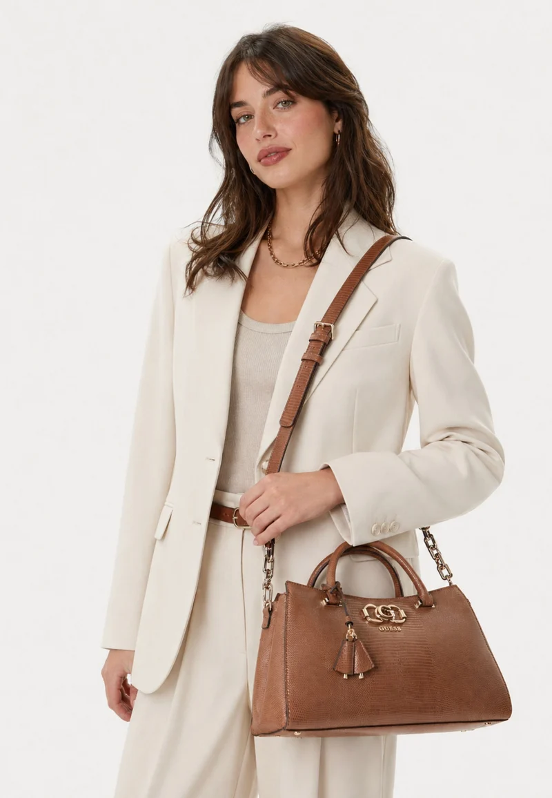Guess Sac Bandoulière Anadela 3 Comp Satch Cognac