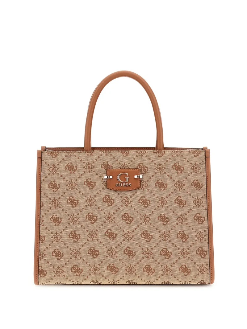 Guess Sacs à main Neda Hobo Shoulder B Latte Logo