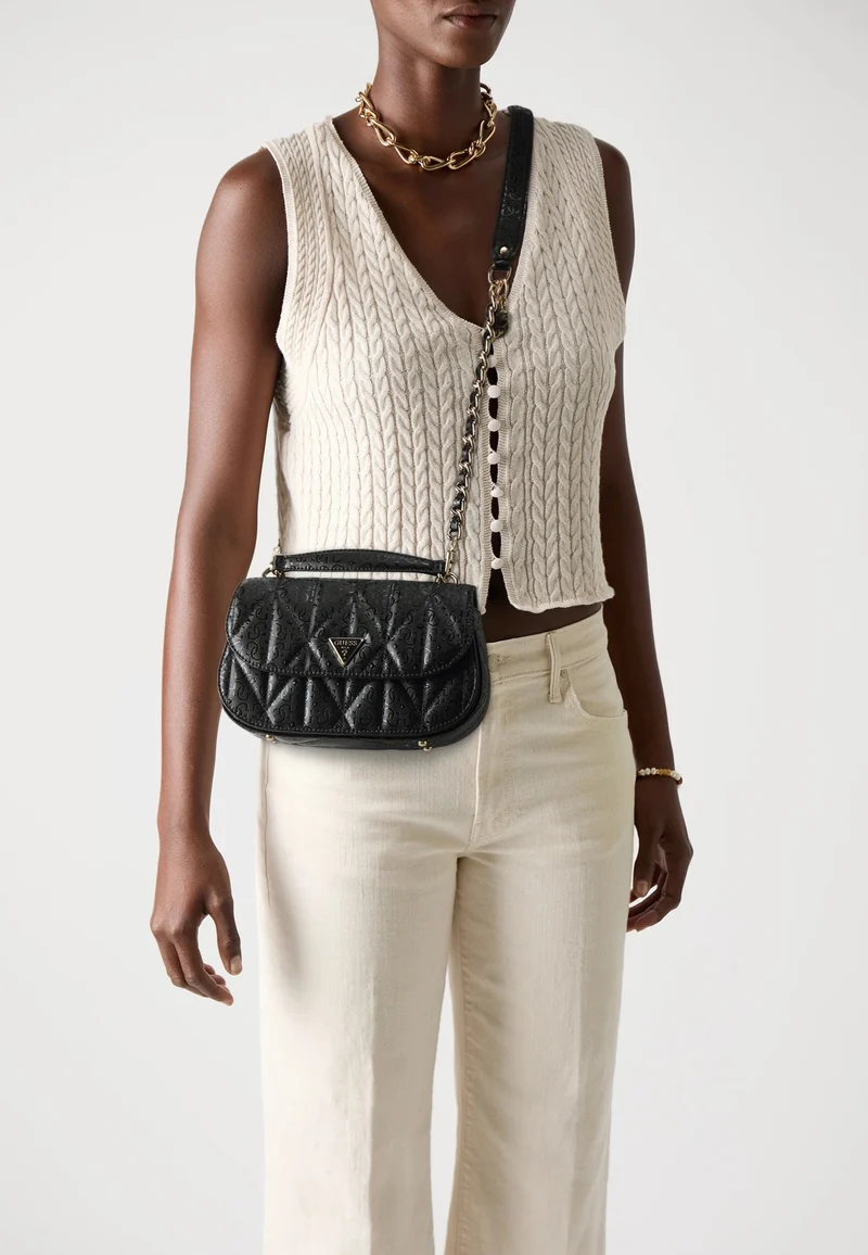 Guess Sac Bandoulière Betula Satchel Black