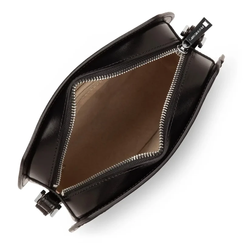 Lancaster Sac demi lune Zippé Suave Lune Noir