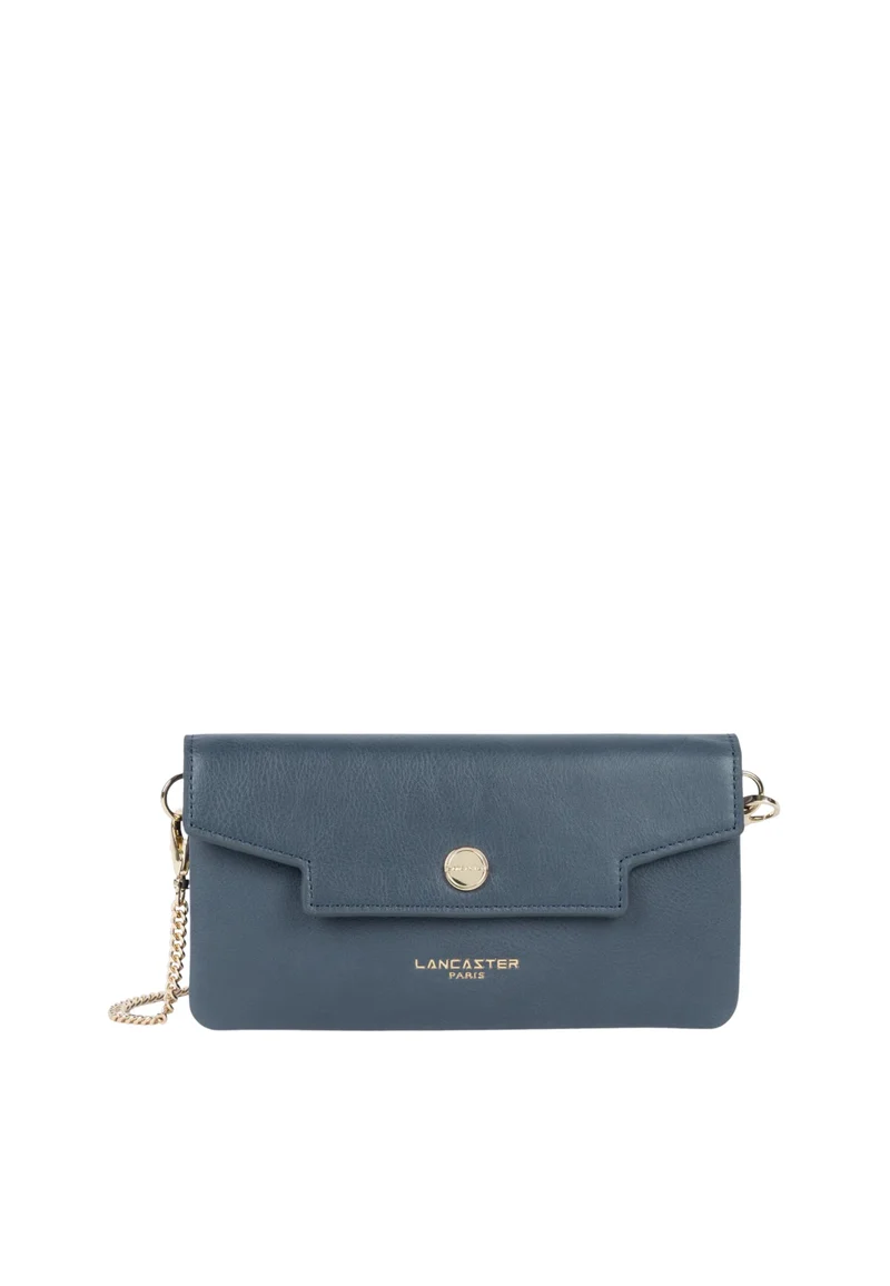 Lancaster Pochette A rabat avec pression S Mademoiselle Grace Bleu Mer