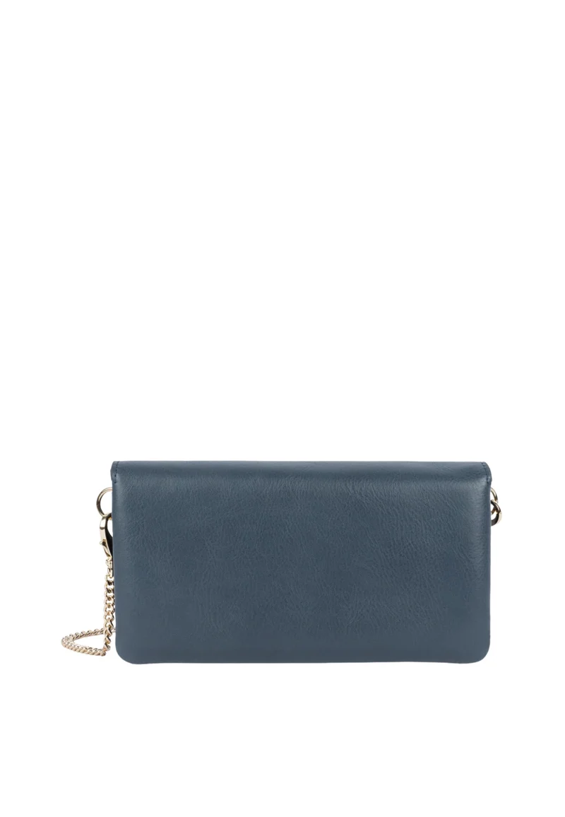 Lancaster Pochette A rabat avec pression S Mademoiselle Grace Bleu Mer