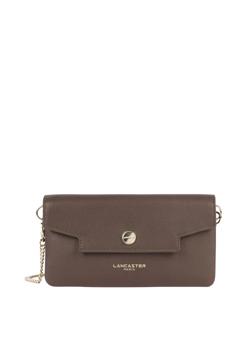 Lancaster Paris Pochette A rabat avec pression S Mademoiselle Grace Marron