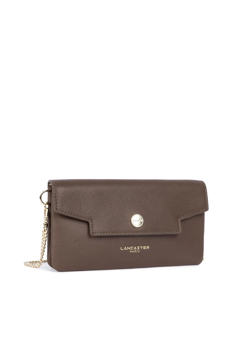 Lancaster Paris Pochette A rabat avec pression S Mademoiselle Grace Marron