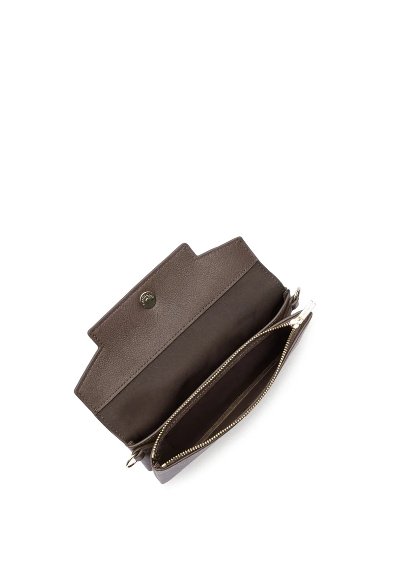 Lancaster Paris Pochette A rabat avec pression S Mademoiselle Grace Marron