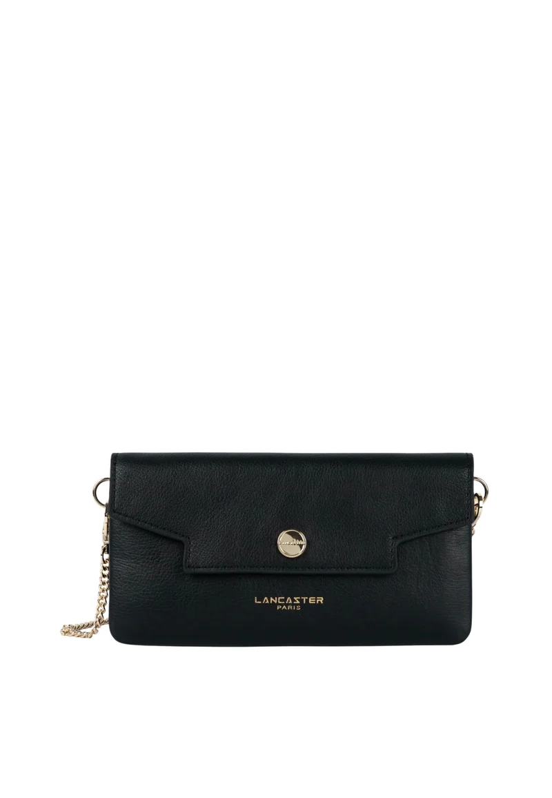 Lancaster Paris Pochette A rabat avec pression S Mademoiselle Grace Noir