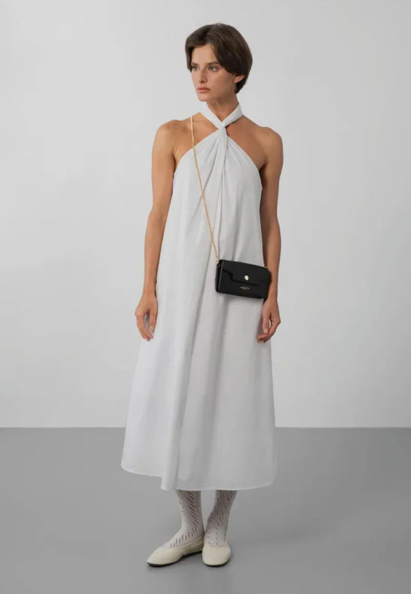 Lancaster Paris Pochette A rabat avec pression S Mademoiselle Grace Noir