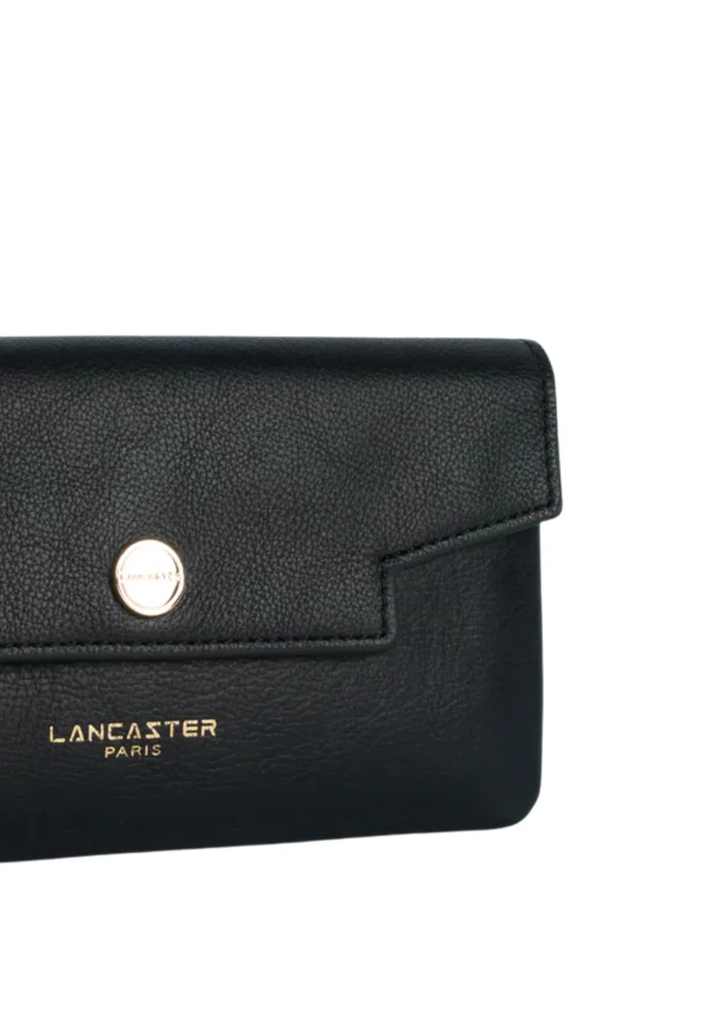 Lancaster Paris Pochette A rabat avec pression S Mademoiselle Grace Noir