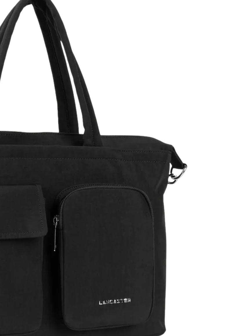 Lancaster Sac à main bowling Zippé Basic Pocket Noir
