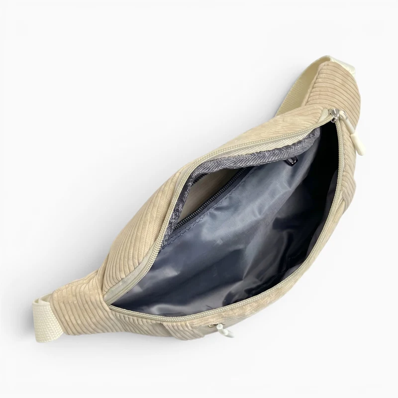 Sac Banane Velours Femme