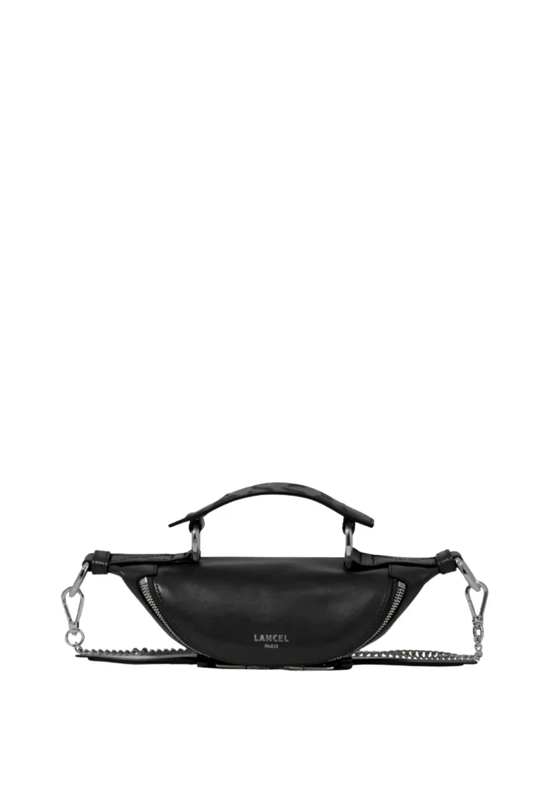 Lancel Sac Bandoulière Mini Origami Noir/Argent