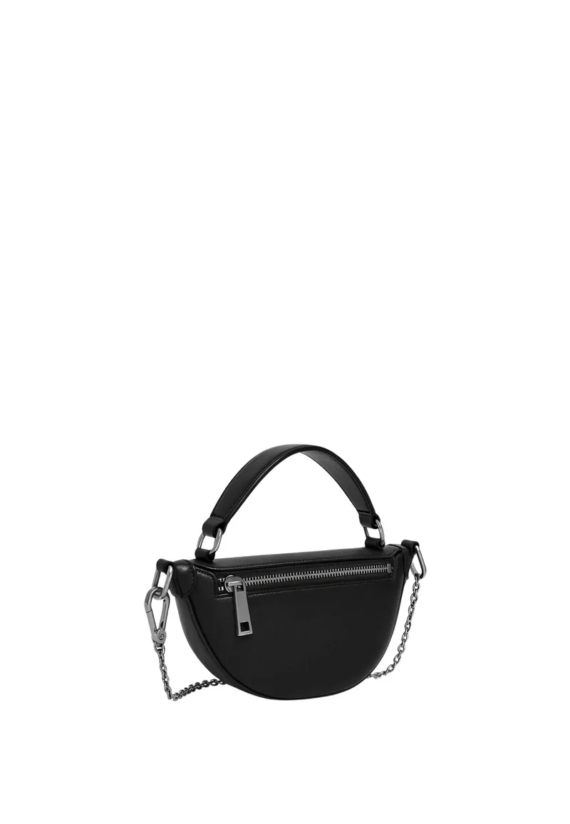 Lancel Sac Bandoulière Mini Origami Noir/Argent