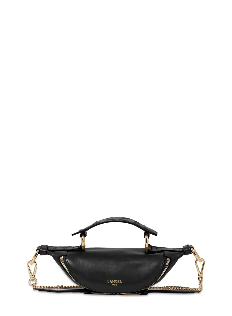 Lancel Sac Bandoulière Mini Origami Noir/Doré