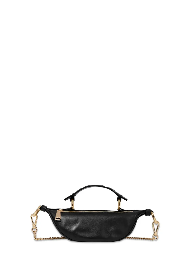 Lancel Sac Bandoulière Mini Origami Noir/Doré