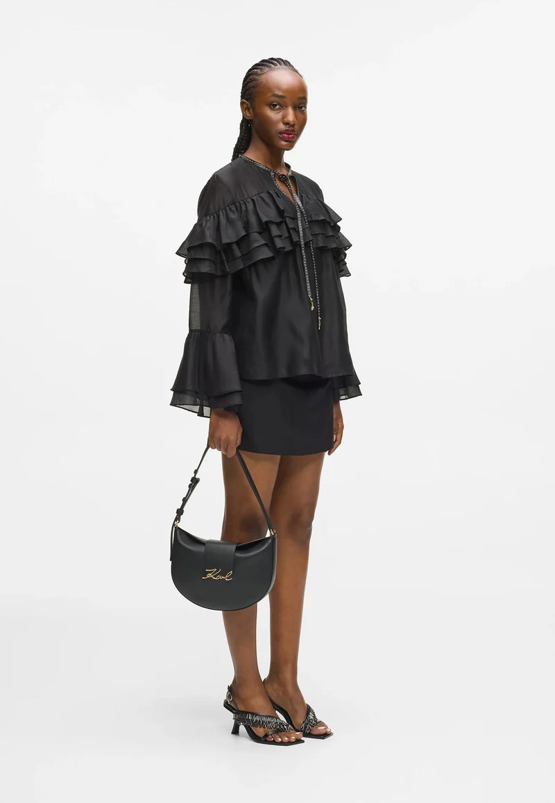 Karl Lagerfeld Sac lune K/Signature Noir/Doré