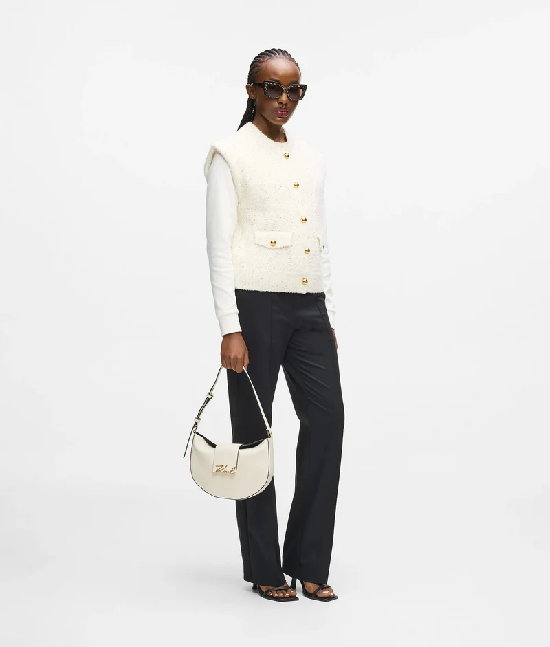 Karl Lagerfeld Sac lune K/Signature Blanc