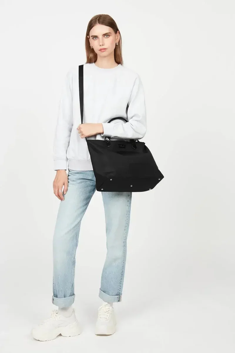Lancaster Sac Basic Verni BLEU