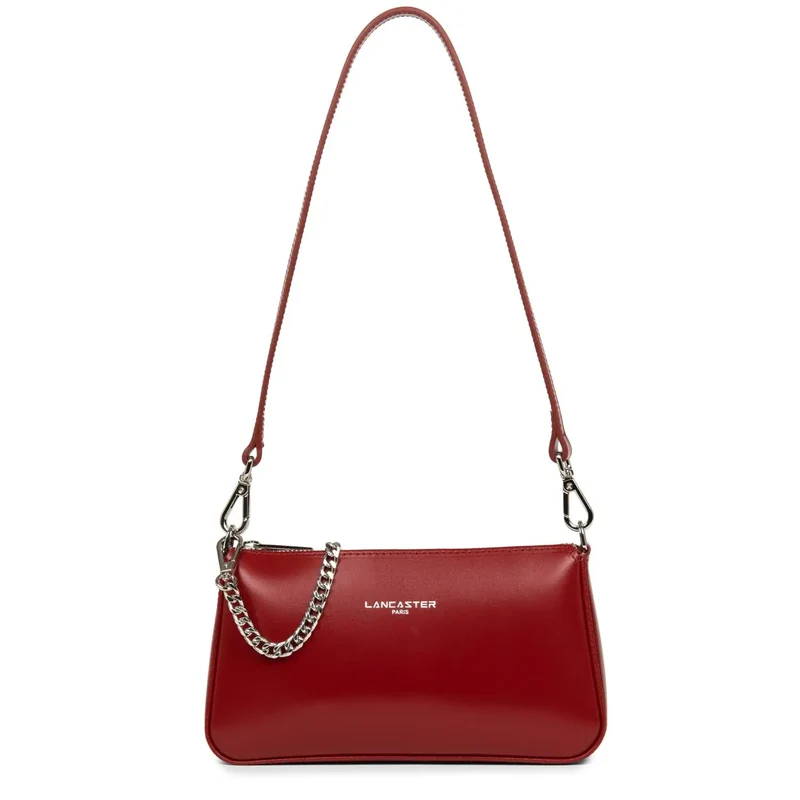 Lancaster Sac cuir Suave Even Carmin