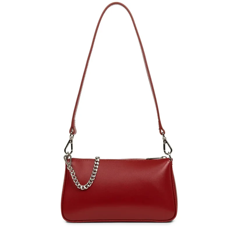 Lancaster Sac cuir Suave Even Carmin