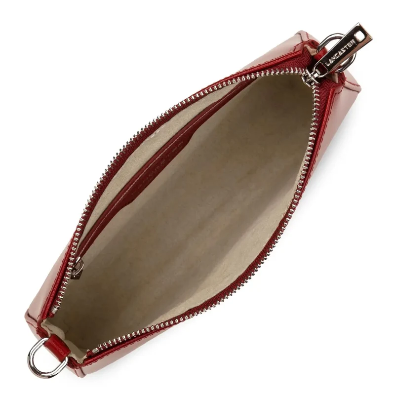 Lancaster Sac cuir Suave Even Carmin
