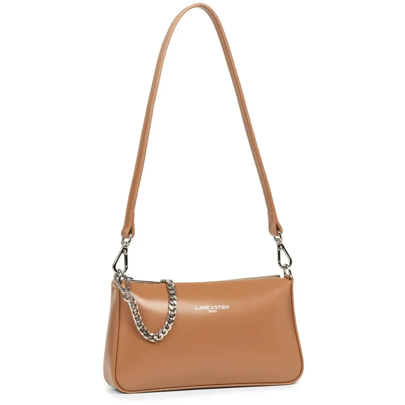 Lancaster Sac cuir Suave Even Camel