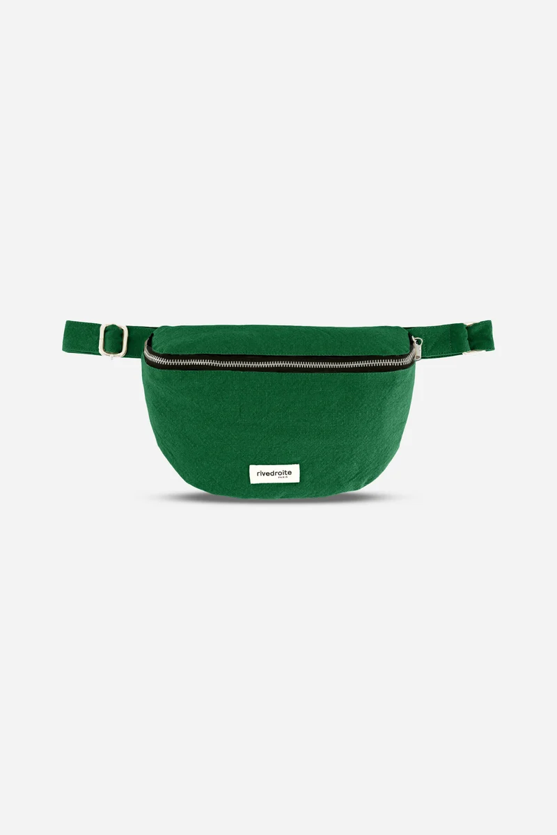 Custine le sac banane - Polycoton Recyclé Vert Impérial
