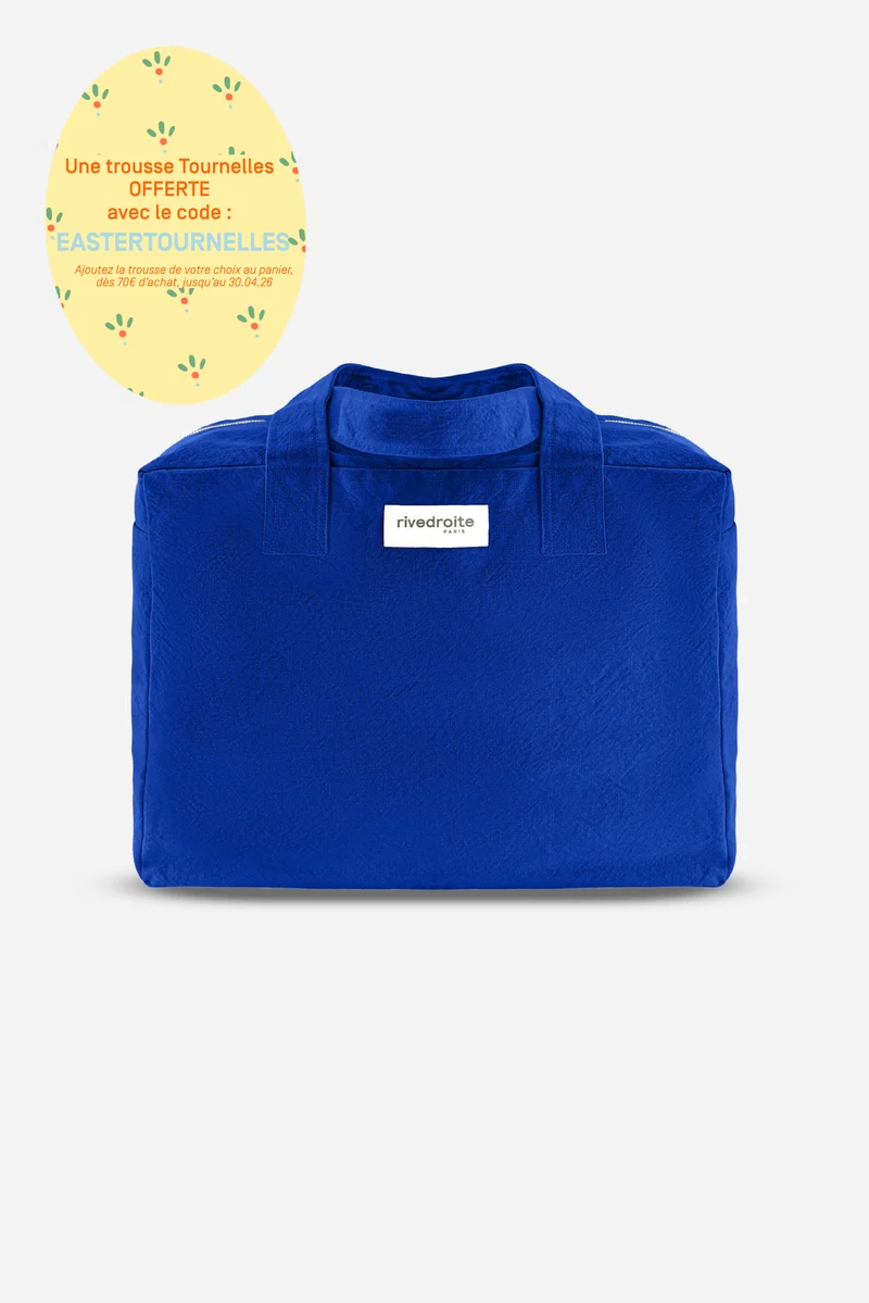 Célestins le sac 24 heures - Polycoton Recyclé Bleu Indigo