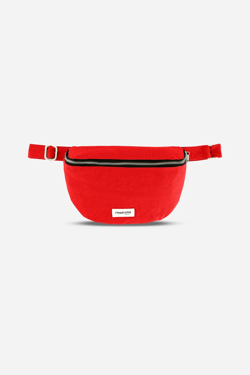 Custine le sac banane - Polycoton Recyclé Rouge Poppy