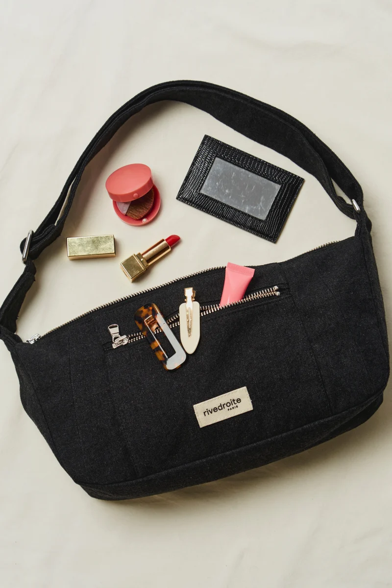 Charlot XS le sac à main - Polycoton Recyclé Noir